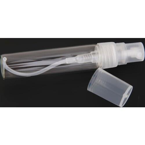 5ml Empty Spray Pump Bottle for Perfume Liquid Makeup Tool Pack of 2 - Clear
