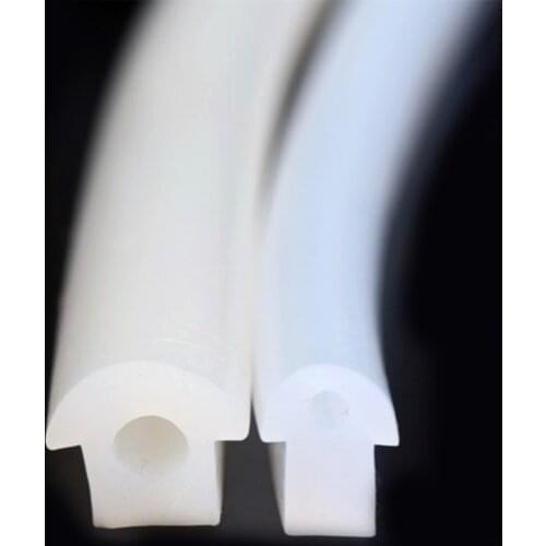 Mushroom Head Oven Silicone Strip High Temperature Resistant T Shape Silicone Rubber Sealing Strip For Vacuum Machine Dryer