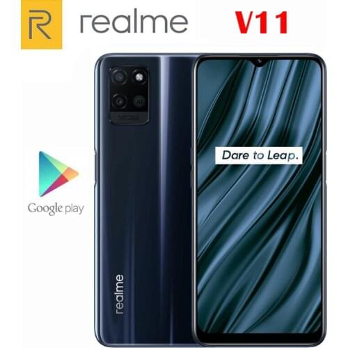 New Official Original Realme V11 5G Cell Phone Octa Core 4GB 128GB 6.5inch 18W Fast Charger 5000mAh Battery 13.0MP Rear Camera