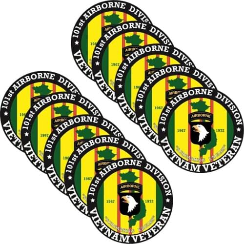 Vietnam Veteran 101st Airborne Div Vinyl Sticker Car Truck Window Decal Military JDM JEEP Van Bike Offroad RV A4 Q3 Polo