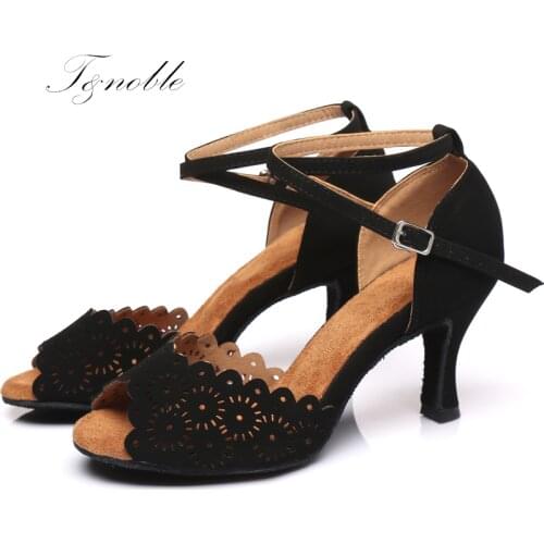 Latin Dance Shoes Women Soft Bottom Salsa Dance Shoes heel5CM-10CM