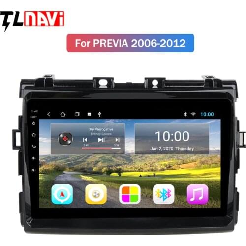 2G RAM Car Radio for Toyota Estima/PREVIA/Tarago/Canarado 2006-2012 Multimedia stereo System head unit Android 9