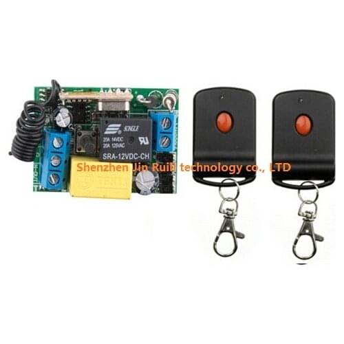 Wireless remote control switch RF AC 220 V 10 A 1channel 2 X Transmitter + 1 X Receiver for Light Lamp LED Bulb
