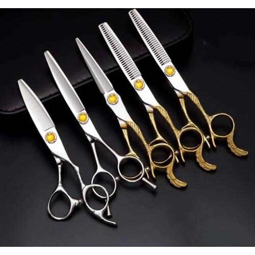 [Boss favorite] Sharp Blade Professional Hair Scissors Cut Hair Cutting Salon Scissor Makas Barber Shears Hairdressing Scissors