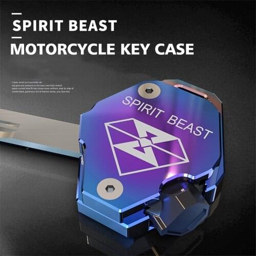 SPIRIT BEAST Motorcycle Key Cover Case Shell Scooter Aluminum for SUZUKI Yamaha CYGNUS-Z CYGNUS-X BWS Honda X-150 Kymco