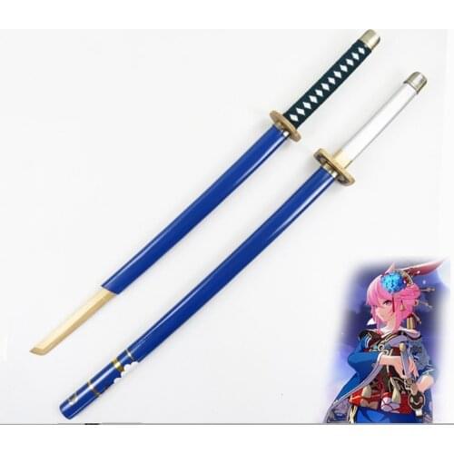 Game Impact 3 Cosplay Yae Sakura Wooden Sword Weapon Cosplay Props Personal Collection