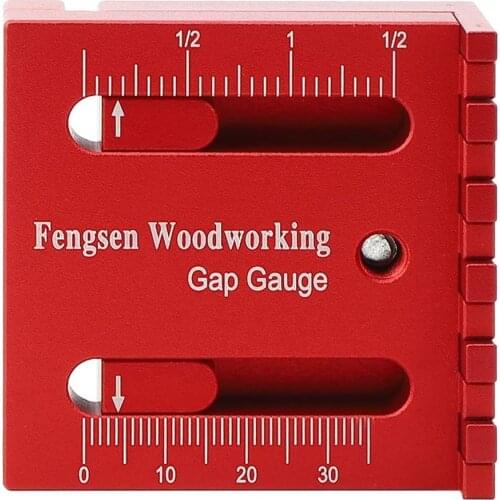 Depth Measuring Ruler Woodworking Mini Gaps Gauge Aluminum Alloy Depth Line Ruler Marking Gauge Depth Measuring Ruler
