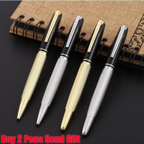 Fashion Design New Arrival Brand Metal Roller Ballpoint Pen Flower Printing Writing Gift Pen Buy 2 Pens Send Gift