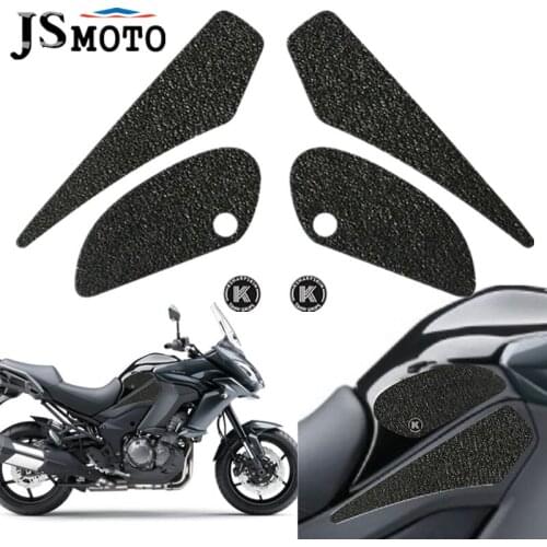 3D Fuel Tank Stickers For KAWASAKI VERSYS-1000 VERSYS1000/LT 15-16 Motorcycle Side Knee Non-slip Decals Stickers Protector Pad