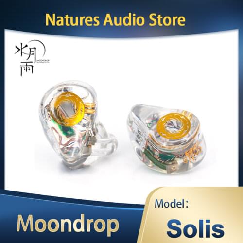 MoonDrop Solis In-ear Earphone Transparent Version Headset 2EST+4BA Hybrid Drivers Earbuds HiFi Headphone