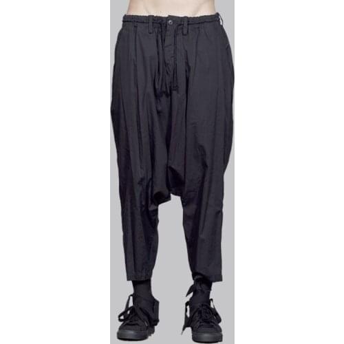 NEW 27-44 2018 Mens clothing GD Hair Stylist fashion Catwalk simple street Tie casual harem pants plus size costumes