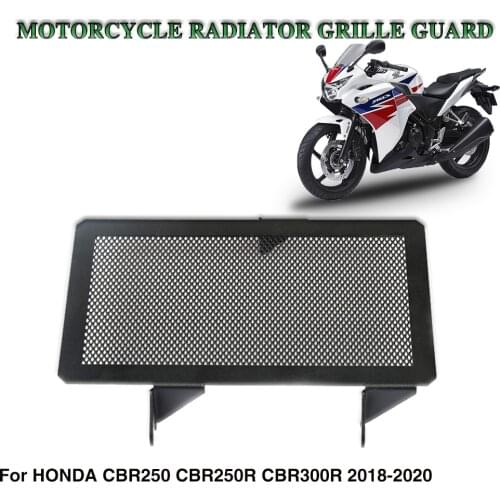 For HONDA CBR250 CBR250R CBR300 2018-2020 Stainless Steel Motorcycle Radiator Grille Guard Protector Grill Cover