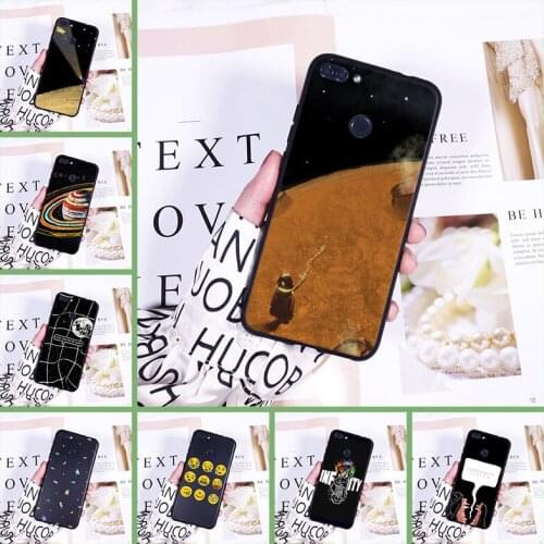 Silicone Phone Case For Huawei Y3 Y5 Y6 II Y7 Pro Space Star Black Cool Back Cover For Huawei Y5 Y6 Y7 Prime 2017 2018 Y9 2019