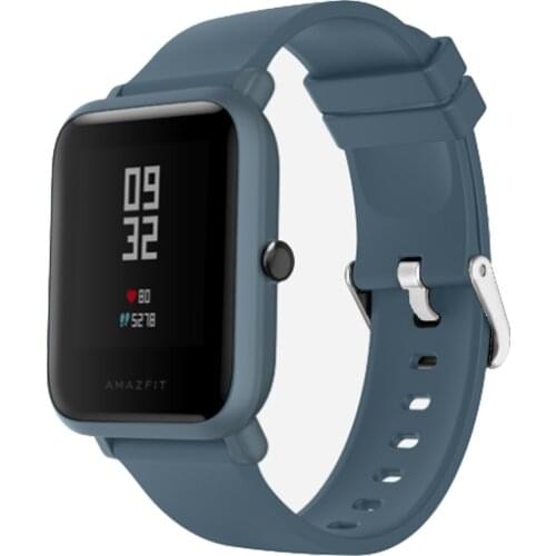 Silicone Wrist Band for Huami Amazfit GTS GTR 42mm Bracelet 20mm Strap for Huami Amazfit Bip BIT Youth Wearable Watch Band