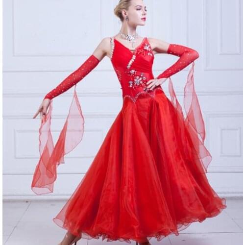 Ballroom Standard Dance Dress womens Waltz Dance Competition Dress professional Ballroom Dance Dress women ballroom dress