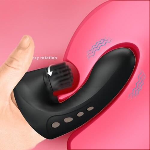 Sex Finger Vibrator 3 Speed Rotating Clitoris Stimulator G Spot Dildo Vibrator Adult Sex Products Masturbator For Women Sex Toys