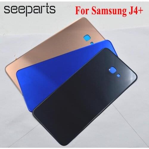 For Samsung Galaxy J4 Plus Back Battery Cover Door Rear Housing Case For 6.0" SAMSUNG J4+J4 Plus J415F/DS Battery Cover