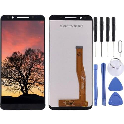 LCD Screen and Digitizer Full Assembly for Alcatel 3X / 5058 / 5058A (Black)