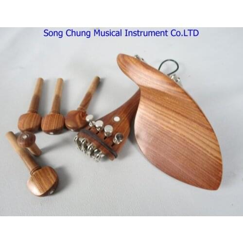 1sets violin rosewood part 4/4,beauty Paris eye decorate with 4 white fine tuner