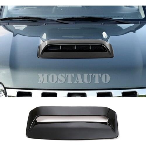 ABS Chrome Front Hood Air Vent Outlet Cover For Suzuki Jimny 2012-2017 1pcs Black/Silver/Red Car Accessories Interior Car Trim