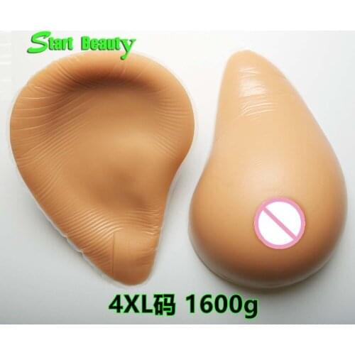 Free shipping 100% medical E Cup Silicone False Breast Forms Sexy ladies Boobs Tits Eenhancer for Shemale crossdress 1600g/pair