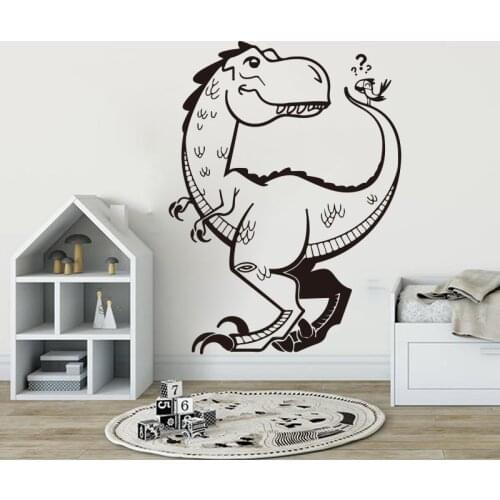 Dinosaur T-Rex Triceratops Animal Wall Sticker Boy Room Nursery Cartoon Adventure Jurassic Park World Wall Decal Bedroom