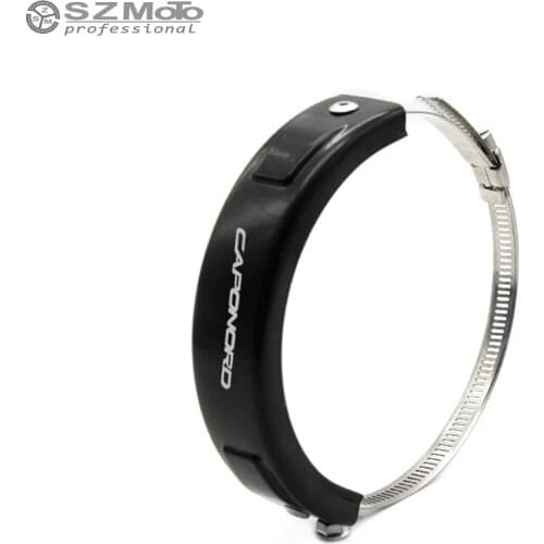 For Aprilia Capanord 1200 /ETV1000 Silencer Exhaust Protector Can Cover Round Oval SILICONE Motorcycle Scope 100mm-140mm