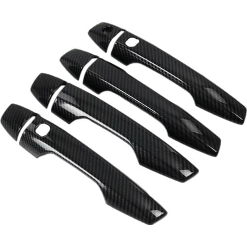 For Mitsubishi Eclipse Cross 2018 Left Hand Drive 8PCS Car Door Handle Bowl Protector Cover Trim Molding ABS Car Styling