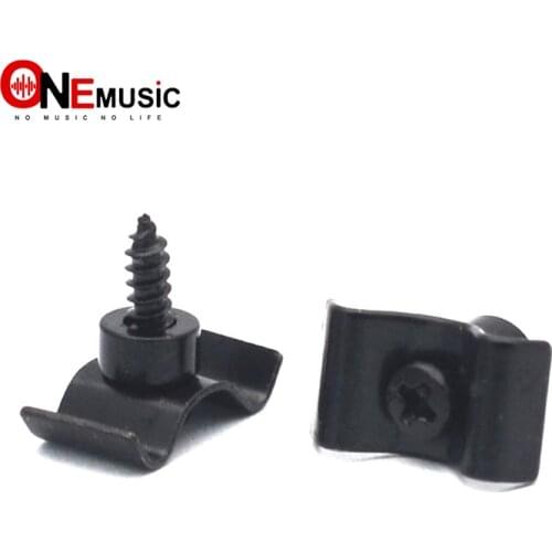 1set Electric Guitar String Retainers Tree for Strat Eelectric Guitar Black