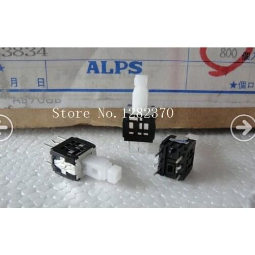 [SA] Imported Japanese ALPS Soundcraft mixer with self-locking switch button 8.5MMX6.5MM handle length 9MM --100pcs/lot