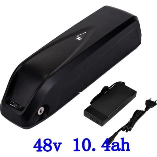 48V 500W 750W Ebike Battery 48V 10AH Lithium Battery 48V 10AH Electric Bike Battery use samsung cell with 20A BMS+2A charger