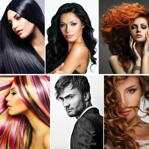 Lot style Choose HAIR SALON, HAIRDRESSER, BARBER Art print Silk poster Home Wall Decor