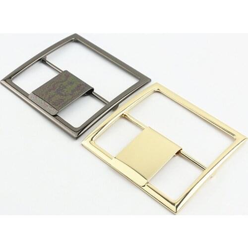 1pcs Metal Big Square Shape Belt Buckle Fashion Single Pin Buckle for DIY Leather Craft Bag Strap Belt Garment Webbing