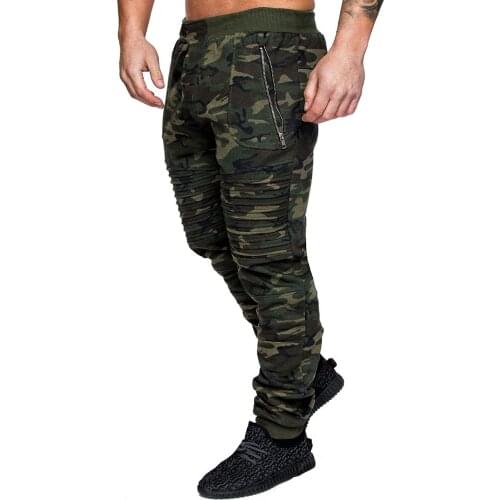 Men Joggers Sweatpants Casual Camouflage Pants High Waist Trousers Tracksuit Streetwear Men Clothing