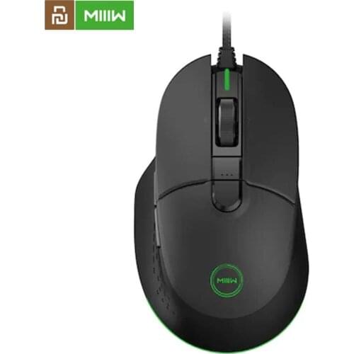 Мышь Youpin MIIIW 700G RGB Colorful light effect 1000HZ Speed Wired Gaming Mouse 10 Buttons 7200DPI Ergonomic Gamer PC Mouse