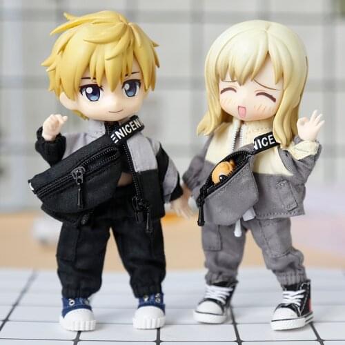 Obitsu11 clothes 3pcs Jacket pants backpack Leisure set OB11 GSC bjd dolls clothes 5 colors