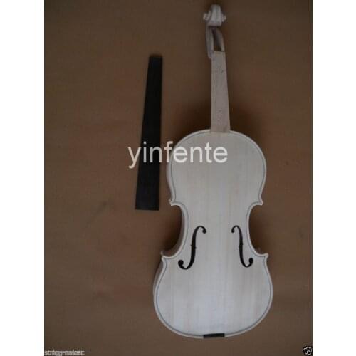 One 4/4 unfinished White Violin Spruce Top & Maple wood Back High quality