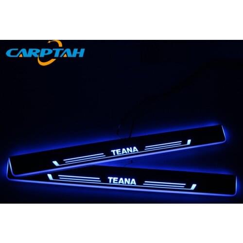 Trim Pedal Car Exterior Parts LED Door Sill Scuff Plate Pathway Dynamic Streamer light For Nissan Teana J31 J32 2008 - 2018