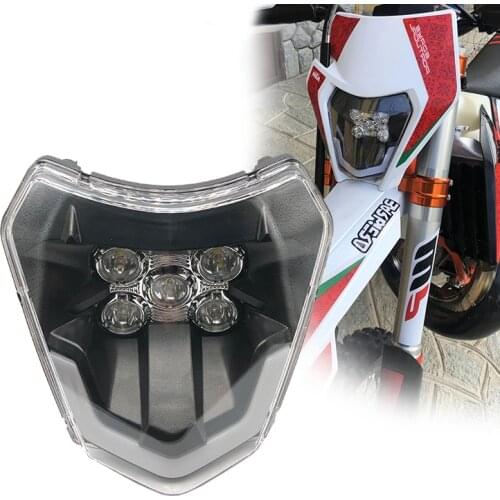Dirt Bike Enduro Motorcycle Head Light LED Headlight Headlamp For 250 300 350 450 500 EXC XC-W EXC-F TPI Six Day 690 SMC R EU US
