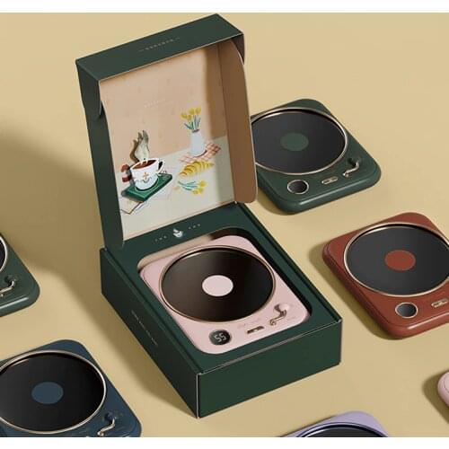 Retro coffee cup heater cup heater board milk gift for office home