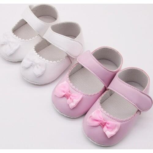 # Sandals Girl Infant Newborn Baby Girls Pure Color Sandales Bow Prewalker Soft Sole Single Sandals Сандали Для Девочки