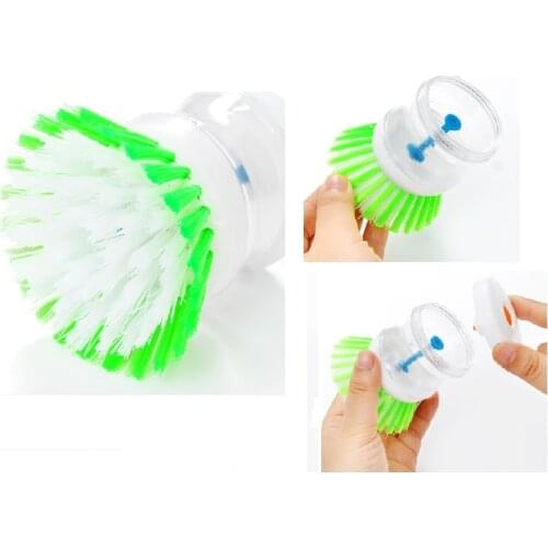 Kitchen Cleaning Brush Hydraulic Pressure Washing Brush Kitchen Pot Pan Dish Bowl Palm Wash Tool Brush Scrubber Cleaner