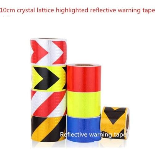 Reflective Stickers Truck Arrow Car Reflective Strip Garage Anti Collision Display Reflective Stickers Film Tape Floor Stickers