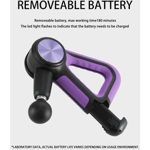 Smart Electric Massage Gun Relieve Soreness Muscle Stimulator Fitness Exercise Therapy Fascia Gun Angle Rotation Body Massager