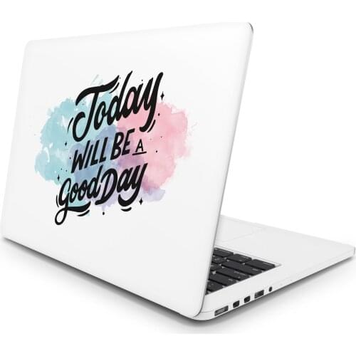 Sticker Master Good Day Universal Sticker Laptop Vinyl Sticker Skin Cover For 10 12 13 14 15.4 15.6 16 17 19 " Inc Notebook decal for Macbook, asus, Acer,Hp,Lenovo,Huawei,Dell,Msi,Apple,Toshiba,Compaq