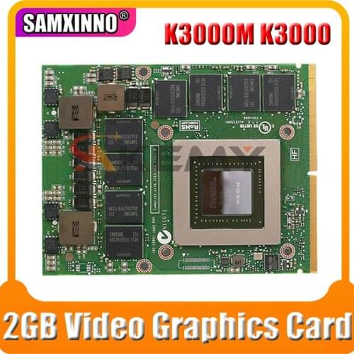 Brand New K3000M K3000 GDDR5 2GB Video Graphics Card N14E-Q1-A2 With X-Bracket For iMac Dell M6700 M6800 HP 8760W 8770W Laptop