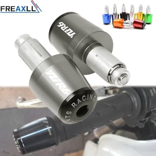 7/8'22mm For yamaha YZF R6 1999 2000 2001 2002 2003-2016 Alumiunm Plugs Motorcycle Handlebar Motorbike Handle Bar Grips Cap Ends