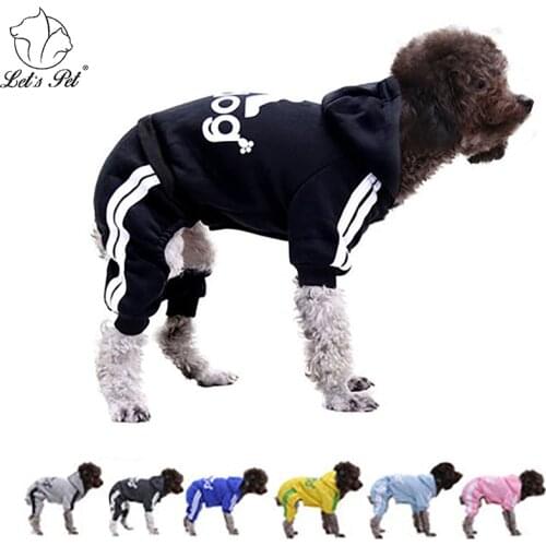 Pets Dogs Clothing for Small Medium Dogs French Bulldog Pet Jumpsuit Soft Chihuahua Coat Sweatshirt Pug Hoodie Puppy Dog Costume