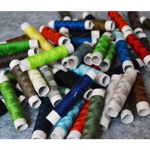 10m 10pcs/set Sewing Overlock Multicolor Home Machine Sew Threads Spools Cotton Embroidery Thread Industrial