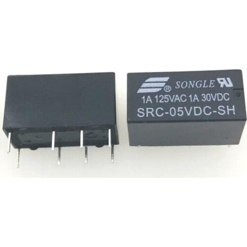 10PCS Relay SRC-05VDC-SH 5V 1A 8 PINS new and original Relays